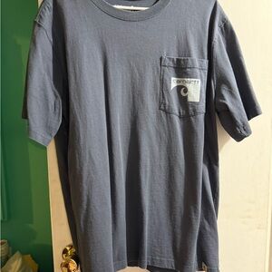 Carhartt Men's Gray Short Sleeve Pocket Tee